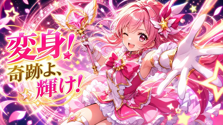 51视频-51视频·魔法少女变身特效 — 动漫演示教程